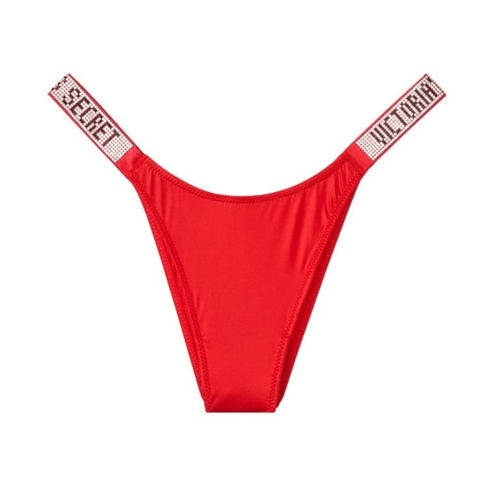 VS Bombshell Shine Strap Brazilian Panty